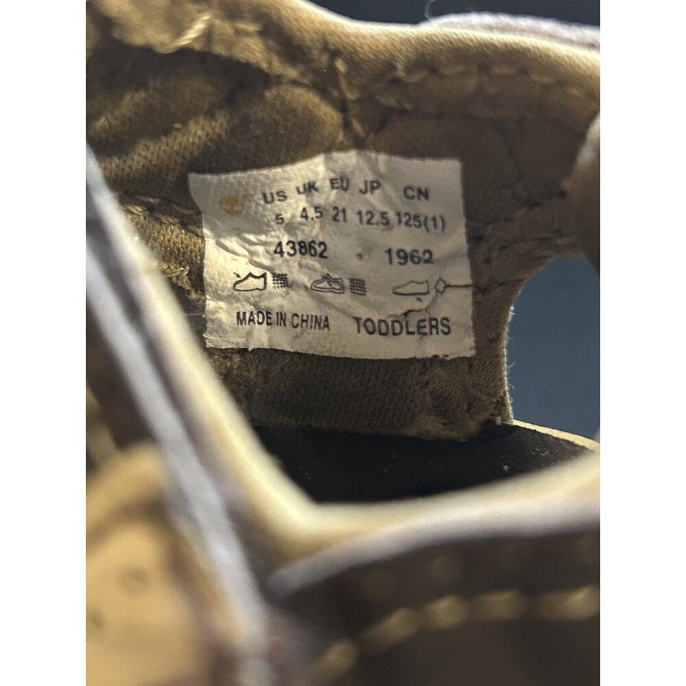 Timberland Mad River 2-Strap Brown Sandals Toddler Shoes Size 5 Brown 43862 - Picture 9 of 9